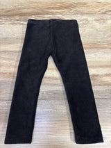 Chelsea & Violet Velvet Ribbed Pants Black sz 2T