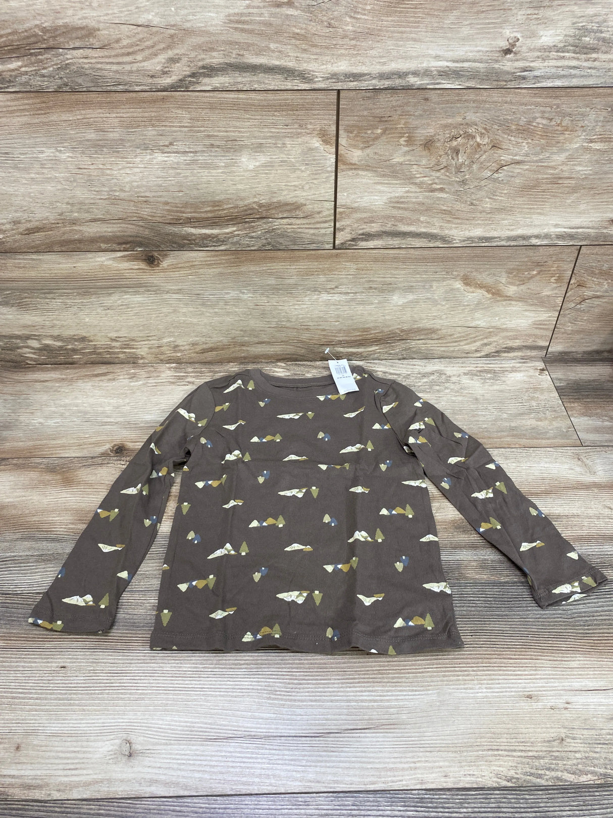 Old Navy Mountains Shirt Brown sz 5T