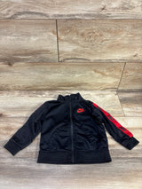 Nike Full Zip Red Taping Track Jacket Black sz 18m