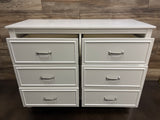 daVinci Charlie 6-Drawer Double Dresser White