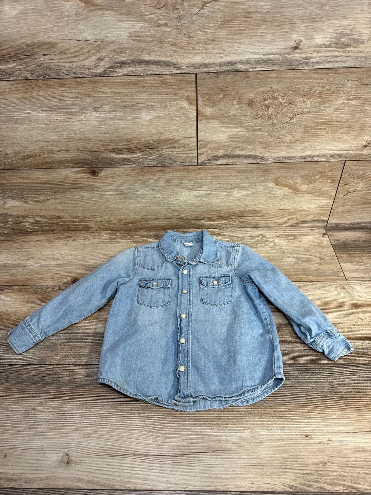Old Navy Long Sleeve Western Jean Shirt