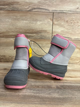 NEW Cat & Jack Lenny Winter Snow Boots Grey sz 6c
