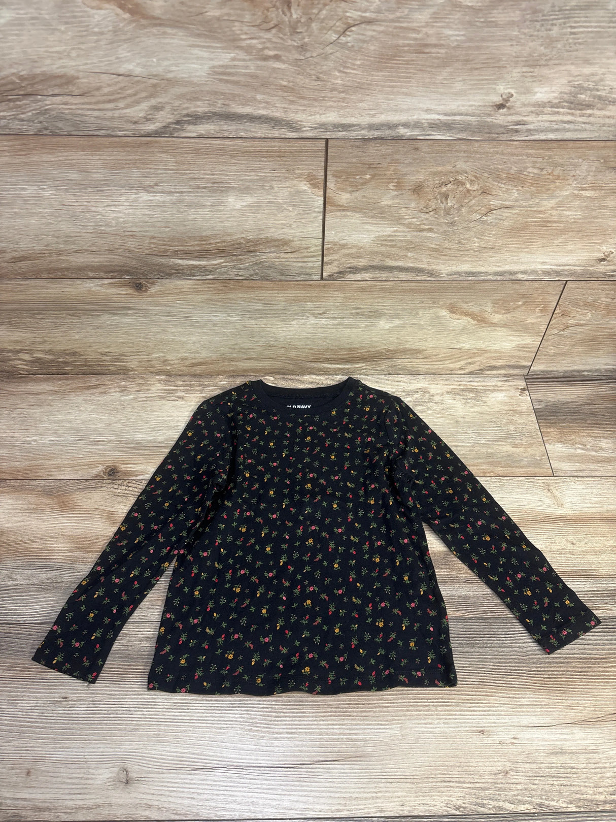 Old Navy Floral Shirt Black sz 5T