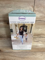 Boppy ComfyHUG Hybrid Newborn Baby Carrier Black Botanic 5-20lbs