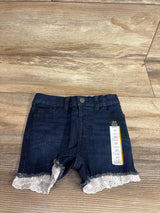NEW Okie Dokie Eyelet Trim Denim Shorts sz 3T