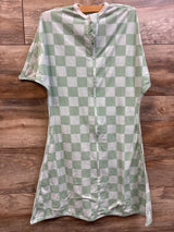 Sleeping Baby Zipadee-Zip Swaddle Green sz 6-12m