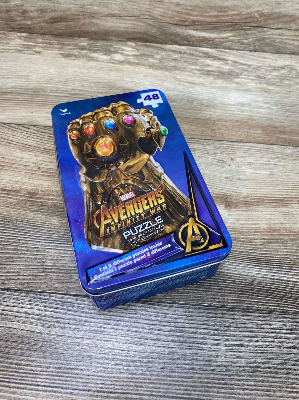 Marvel Avengers 48 Piece Infinity War 1 Of 2 Different Puzzles In Tin