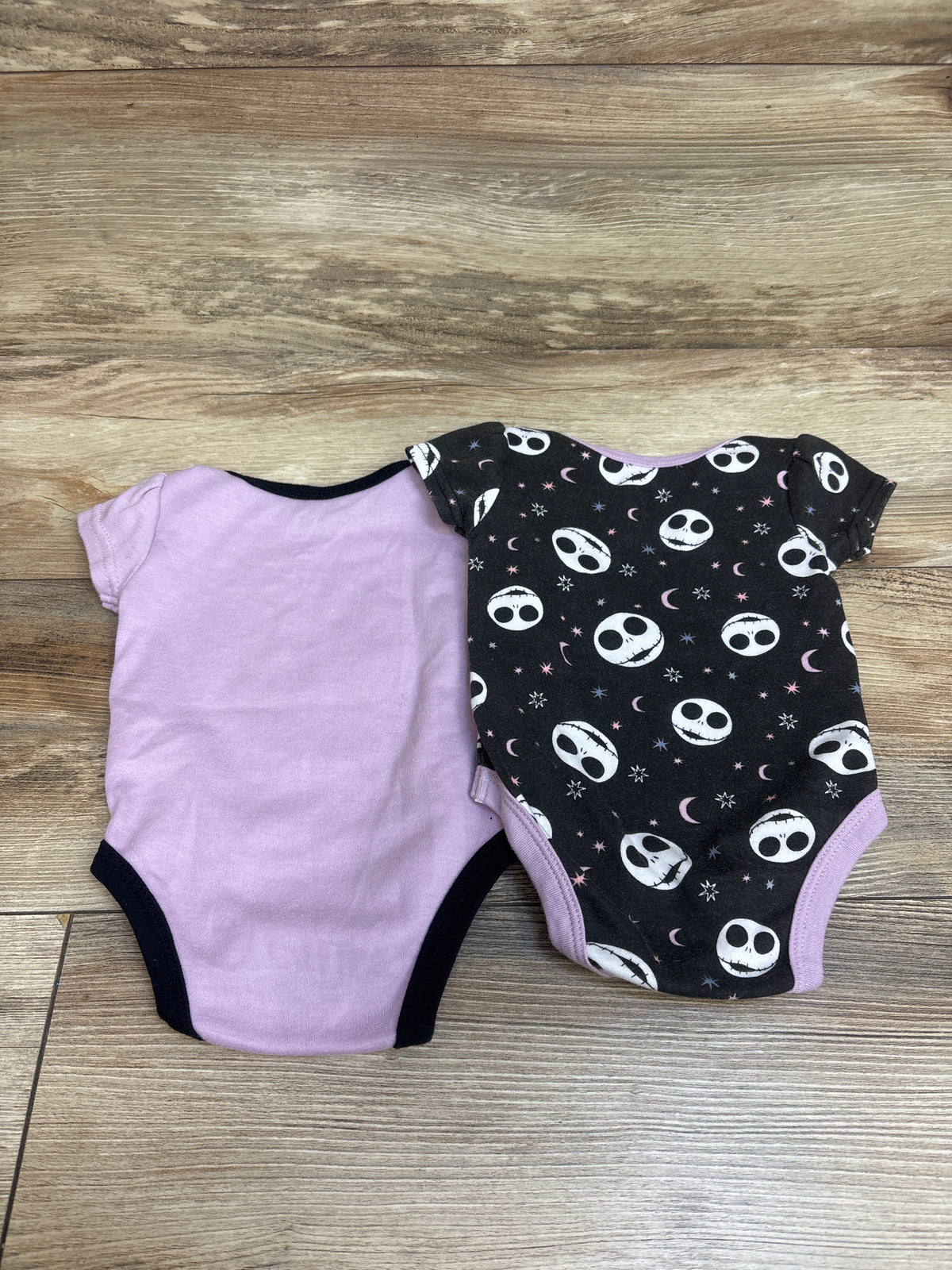 Disney Baby 2pk The Nightmare Before Christmas Bodysuits Purple sz 6m