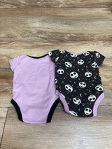 Disney Baby 2pk The Nightmare Before Christmas Bodysuits Purple sz 6m