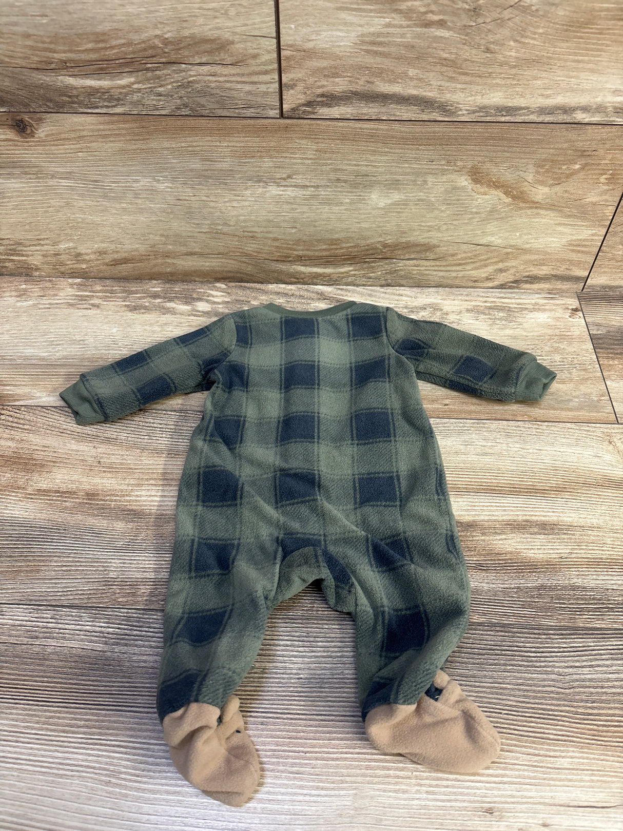 Carter's Blanket Sleeper Green sz Newborn