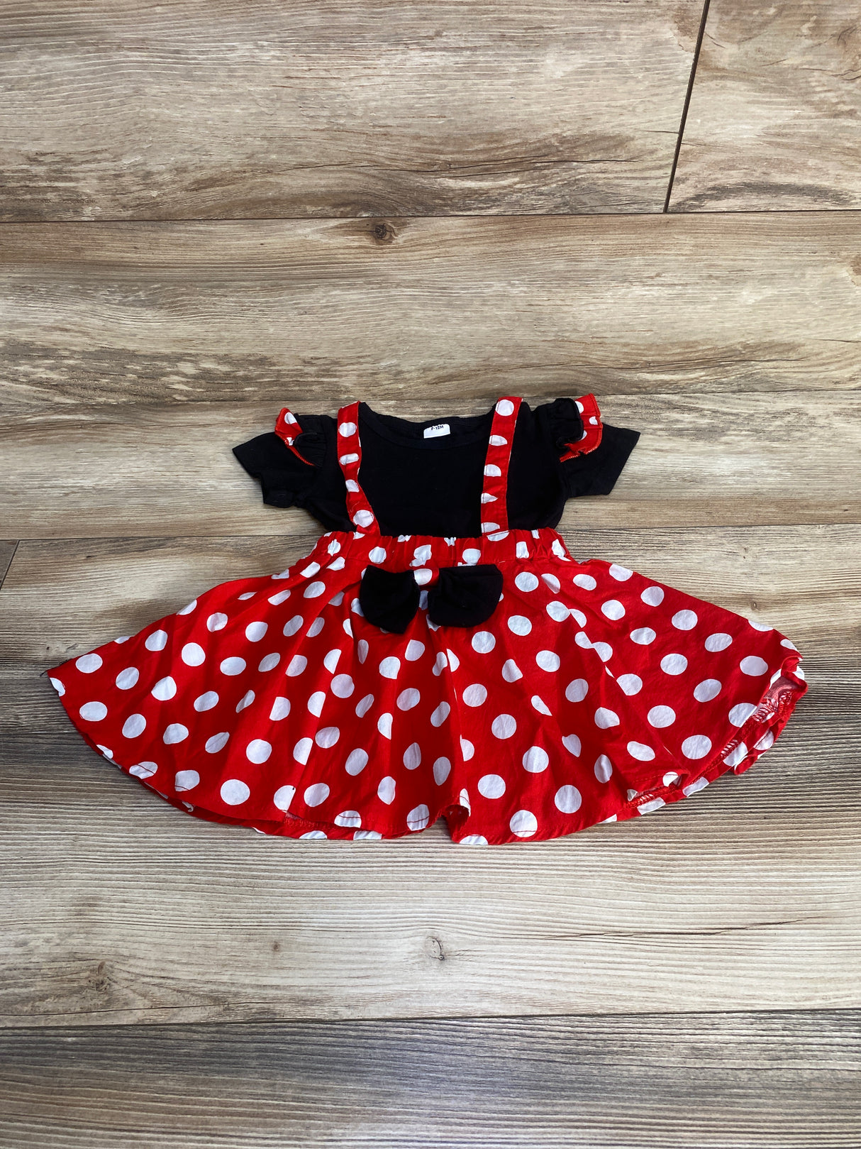 2pc Shirt & Polka Dot Skirt Black sz 9-12m