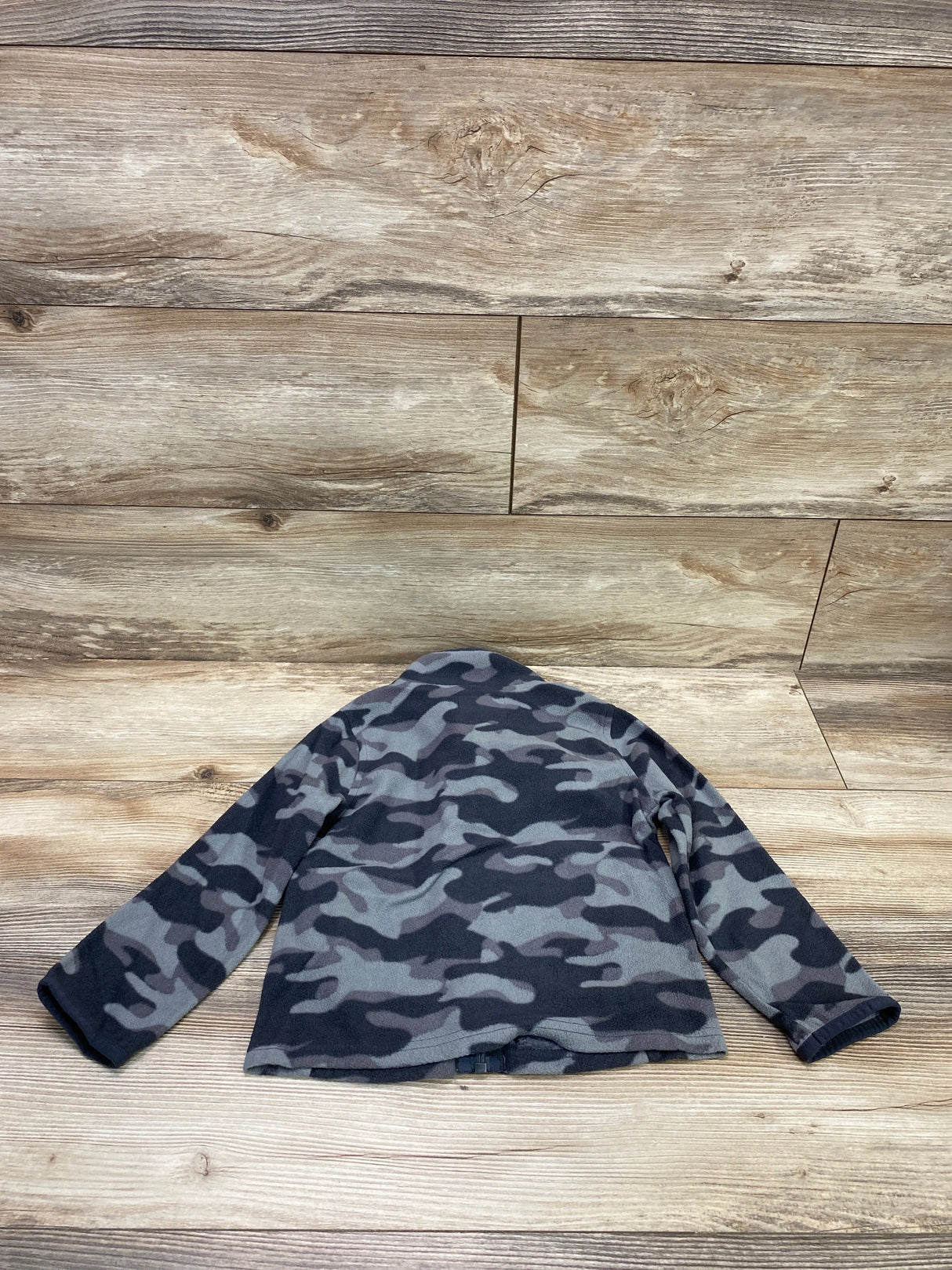 Oshkosh Fleece Camo Full Zip Jacket Grey sz 4T