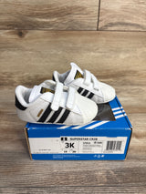 NEW Adidas Superstar Crib Shoes, White sz 3c
