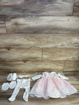 NEW TF Tafyy 6pc Dress Set Pink sz 3-6m