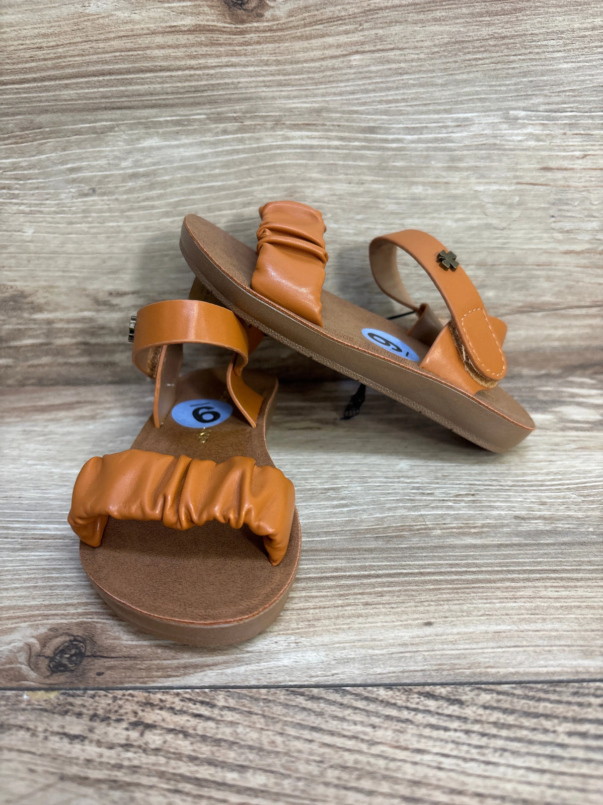 NEW Lucky Brand Grace Sandals Cognac sz 9c - Me n Mommy To Be