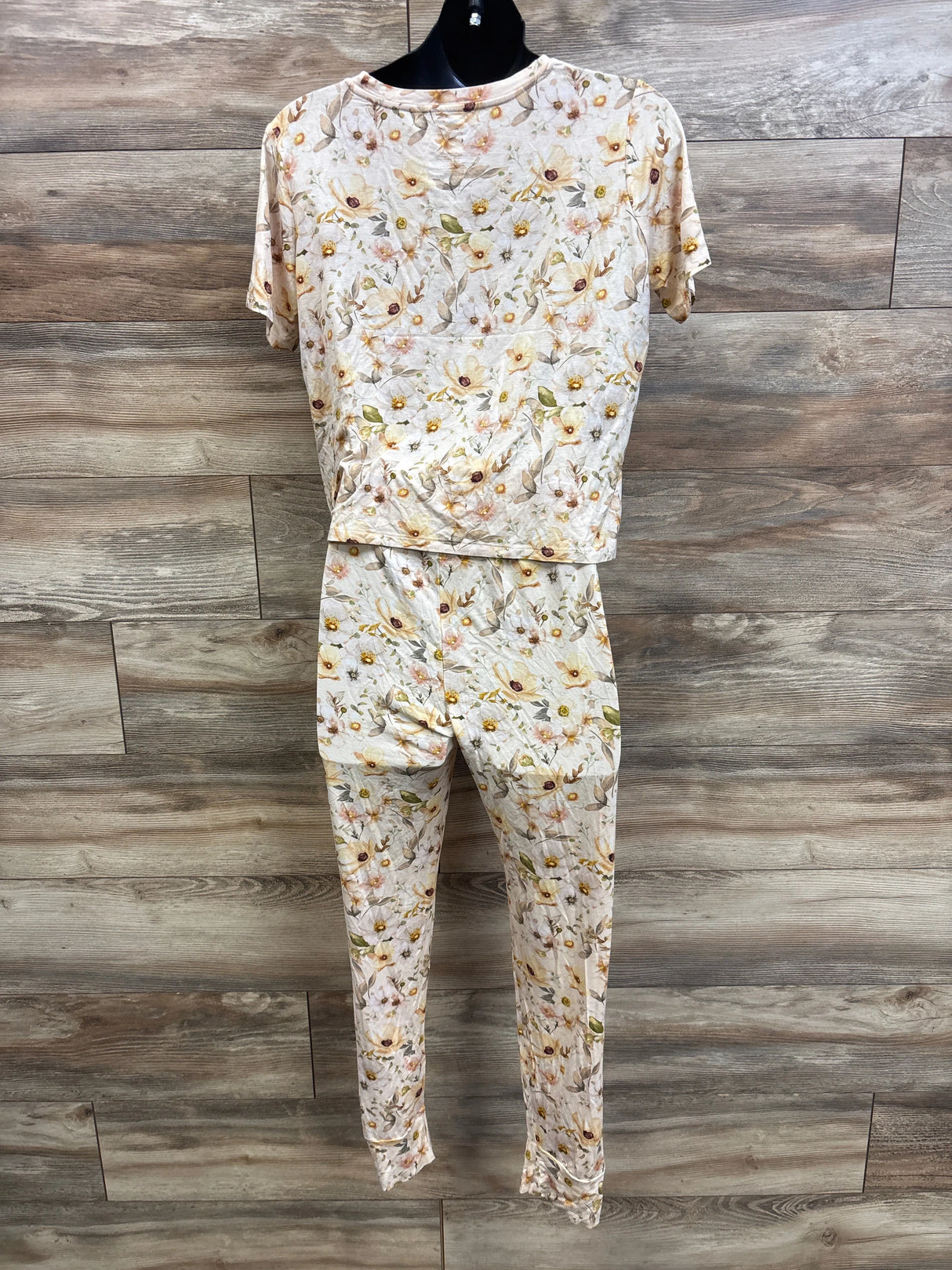 Copper Pearl Maternity 2pc Bamboo Pajama Set Ivory sz Medium