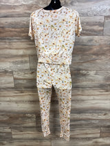Copper Pearl Maternity 2pc Bamboo Pajama Set Ivory sz Medium