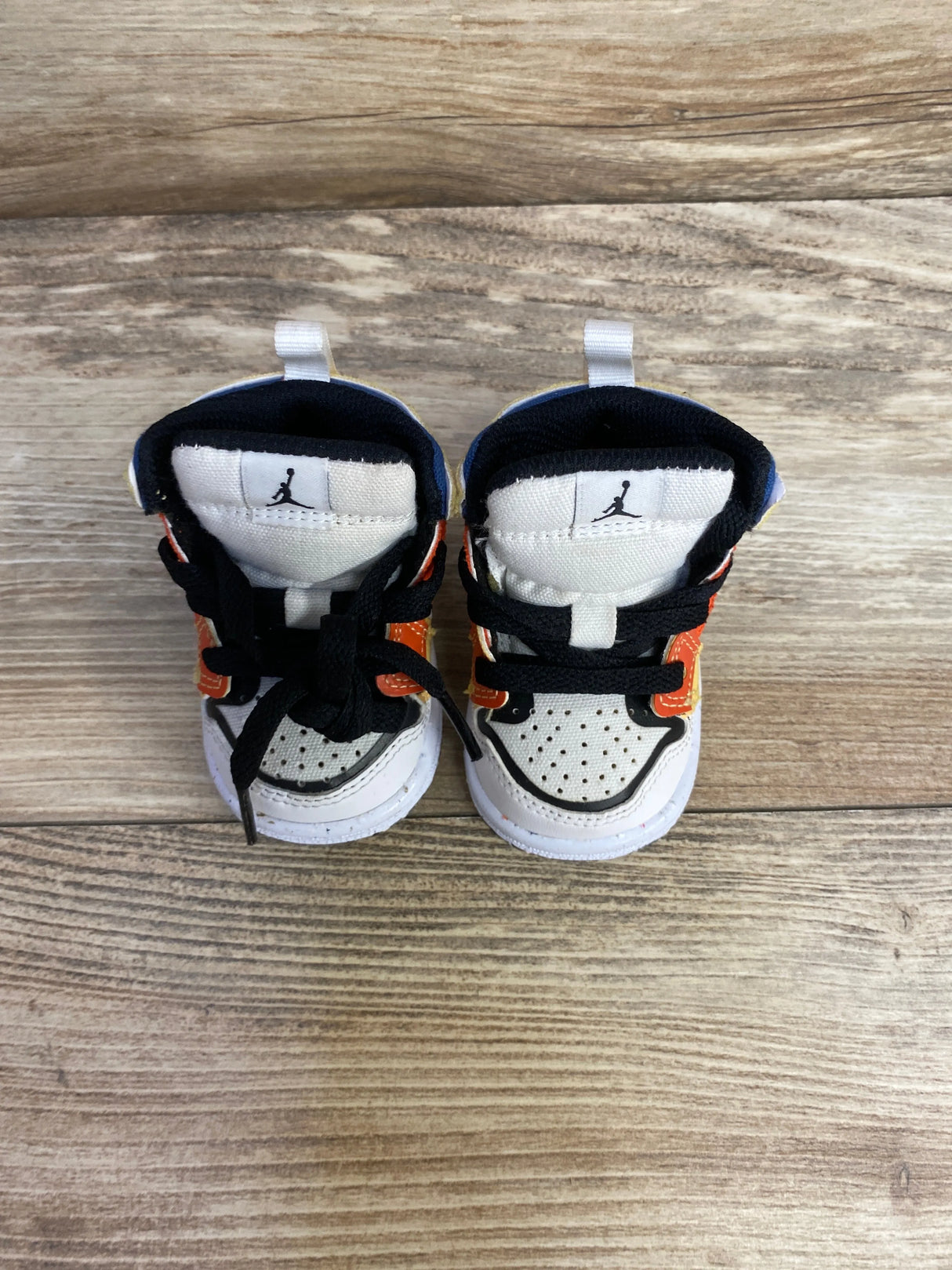 Air Jordan 1 Mid SE TD 'Multi-Color Canvas' Sneakers sz 2c
