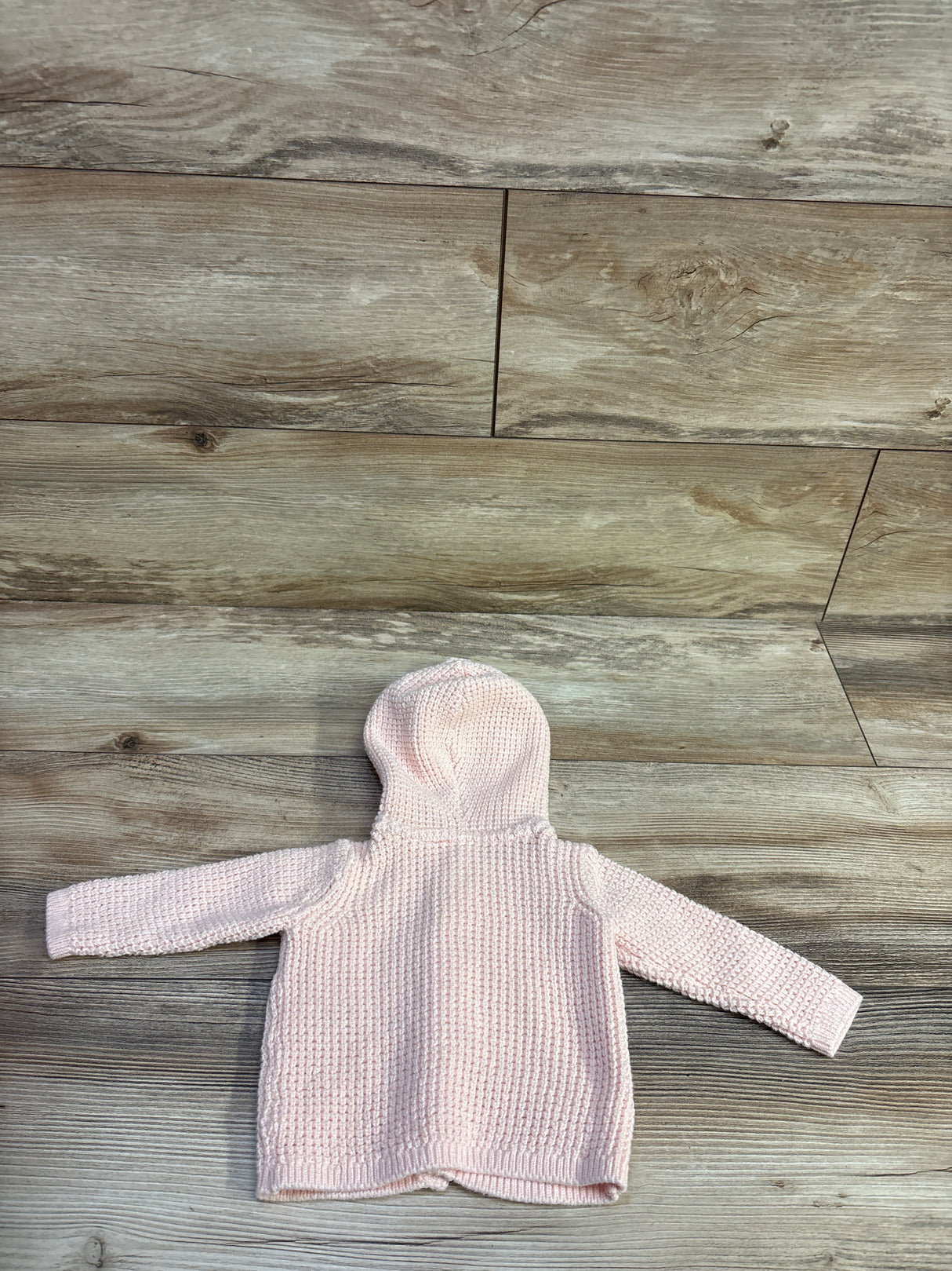 Carter's Knit Button-Up Hooded Sweater Pink sz 3m