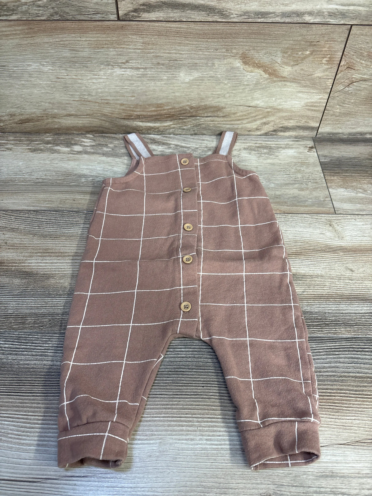 Grayson Collective Sleeveless Jumpsuit Brown sz 3-6m