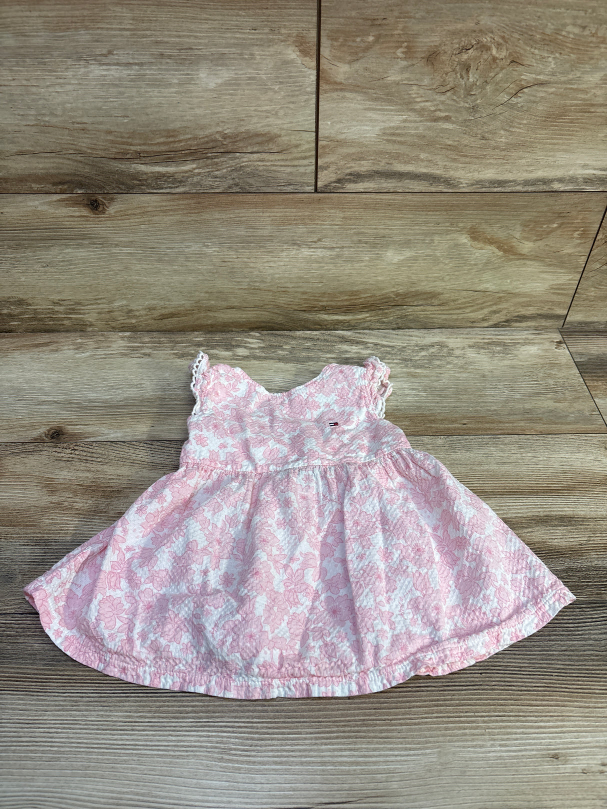 Tommy Hilfiger Floral Peplum Top Pink sz 3T