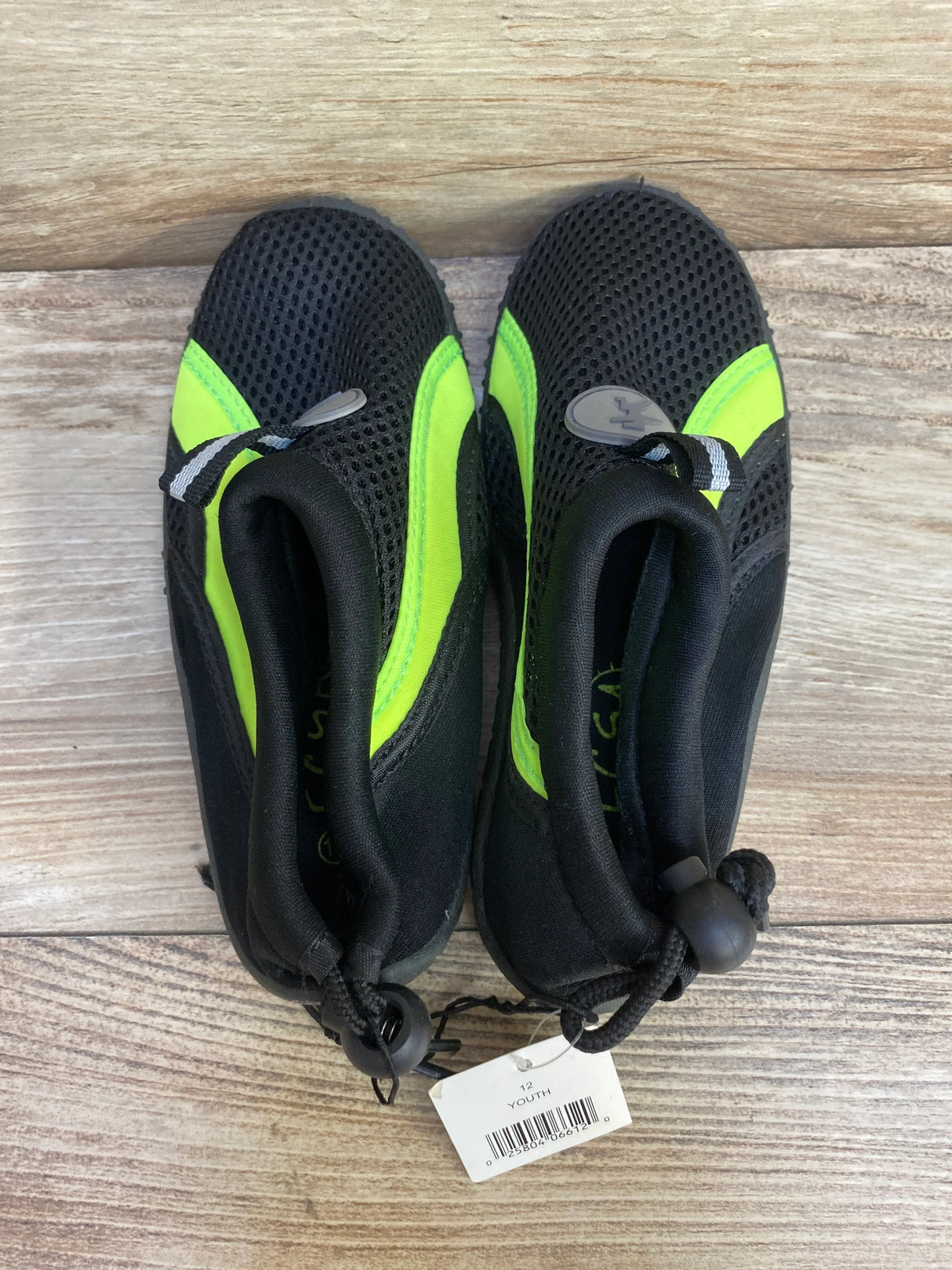 NEW ECSA Water Shoes Black/Lime sz 12c