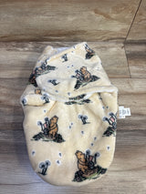 Pooh Bear Collection Plush Swaddle Wrap Cream sz 0-3m