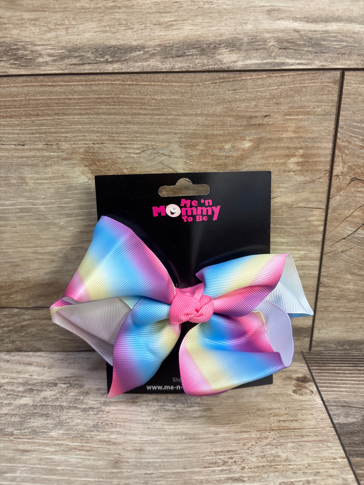 NEW Large Striped Hair Bow