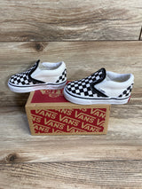 NEW Vans Slip-On Checkerboard Skate Shoes sz 4c