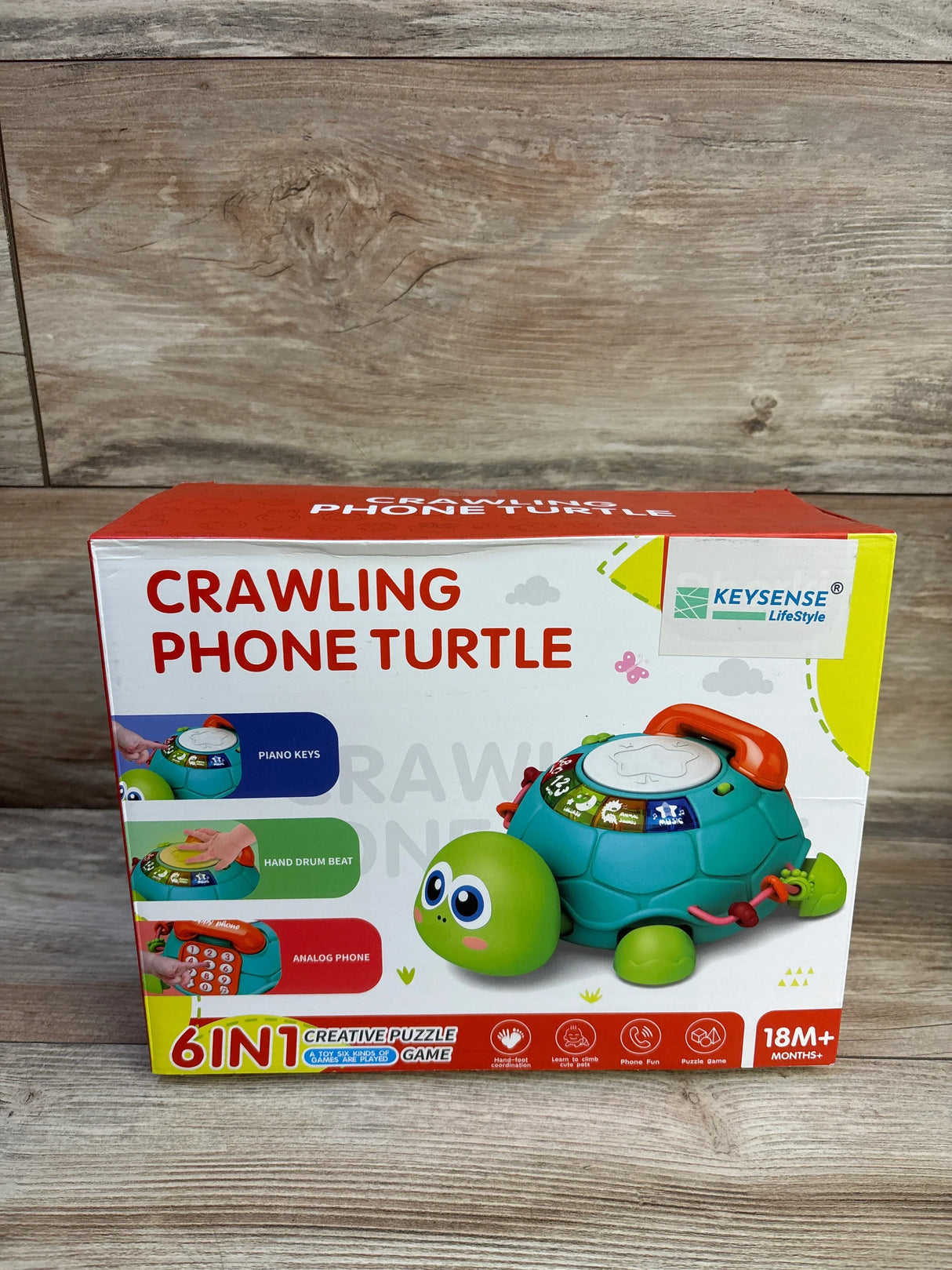 NEW Keysense Musical Crawling Phone Turtle