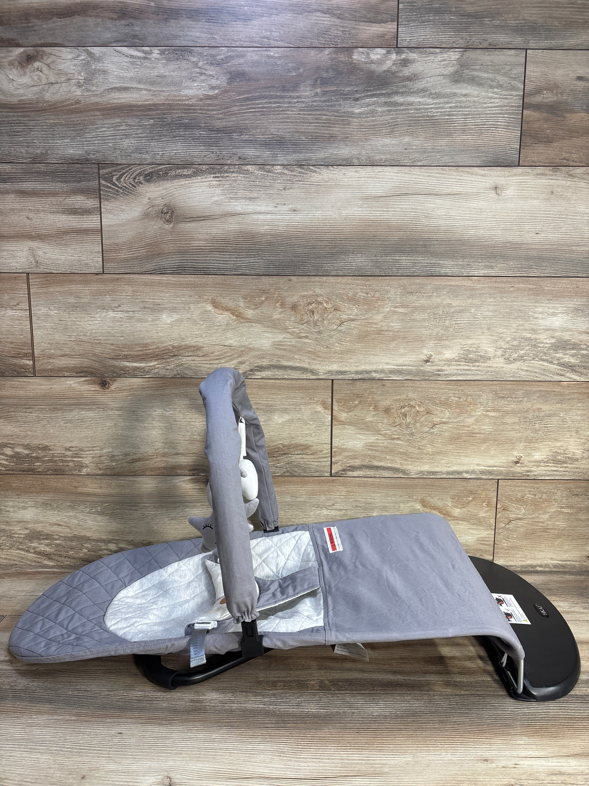 HKAI Portable Baby Bouncer, Grey
