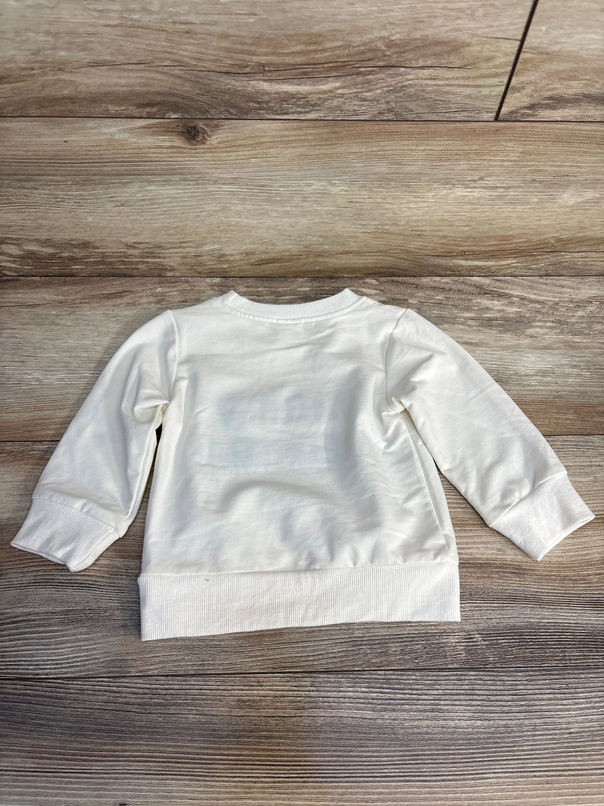 Sprifallbaby Lucky Charm Embroidered Sweatshirt White sz 6-12m