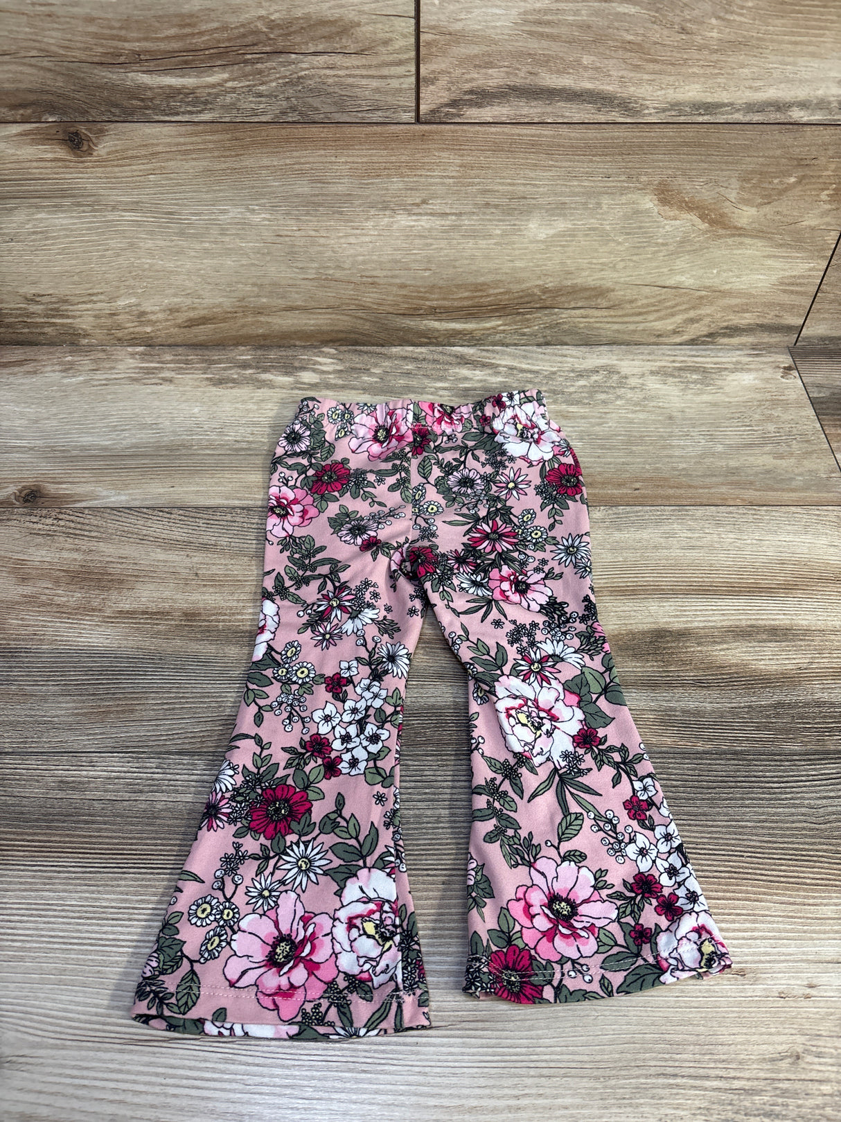 Btween Baby Floral Flare Leggings Pink sz 18m