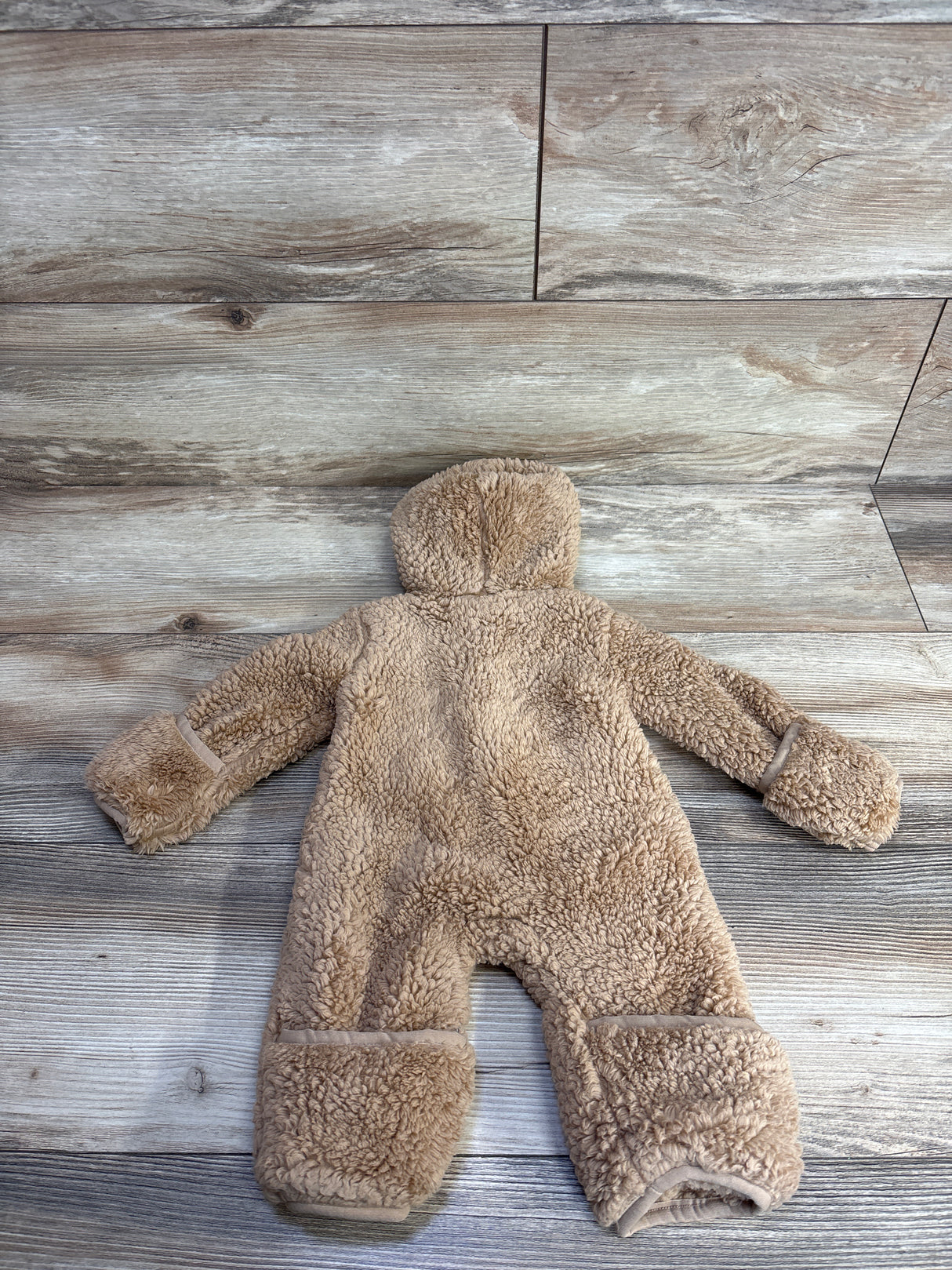 Nike Sherpa Bunting Brown sz Newborn