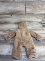Nike Sherpa Bunting Brown sz Newborn
