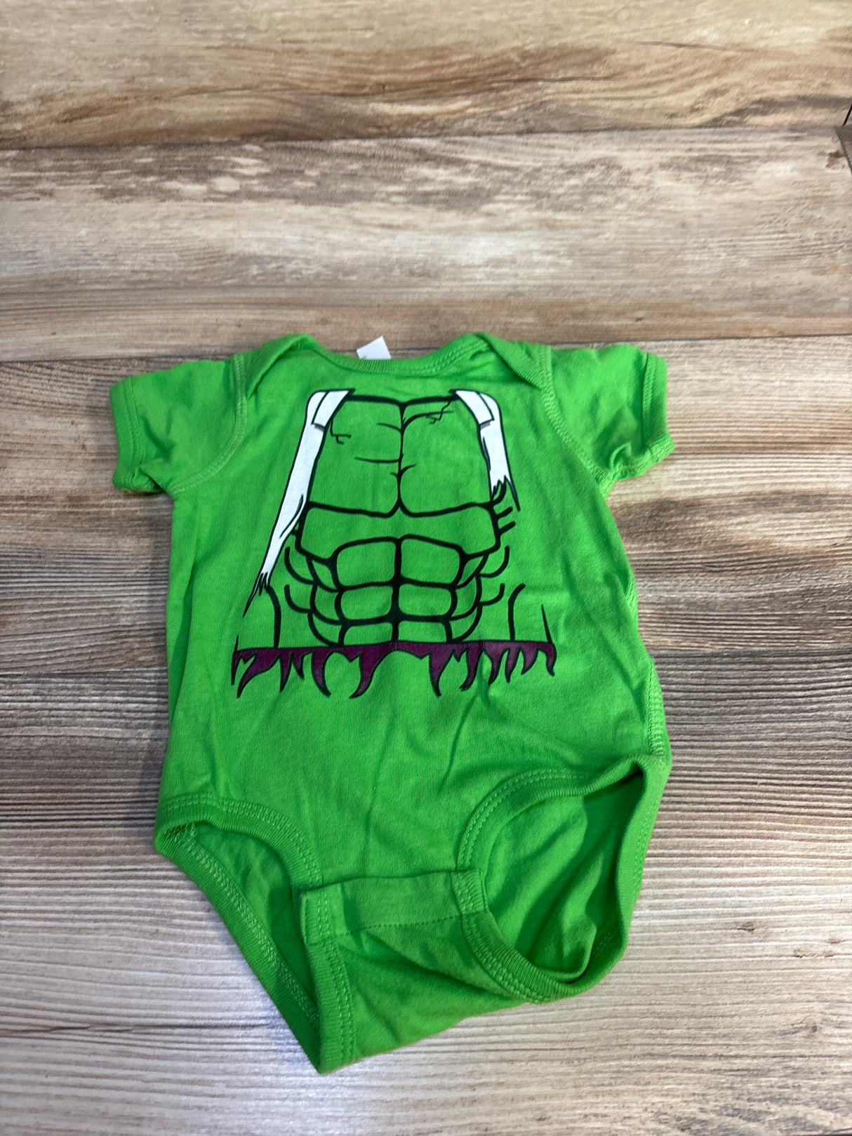 Rabbit Skins Marvel Hulk Bodysuit Green sz 6m