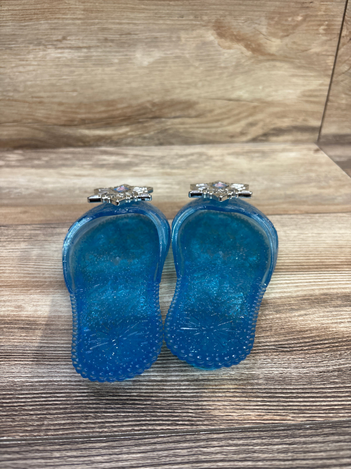 Disney Princess Frozen Dress Up Shoes Blue sz 9-13c