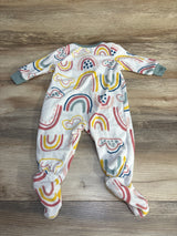 Carter's Rainbow Print Blanket Sleeper White sz 6m - Me n Mommy To Be