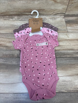 NEW DreamGro 3pk Bodysuit Set Pink sz 6-9m