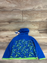NEW Lands' End Full-Zip Fleece Jacket Blue sz 3T