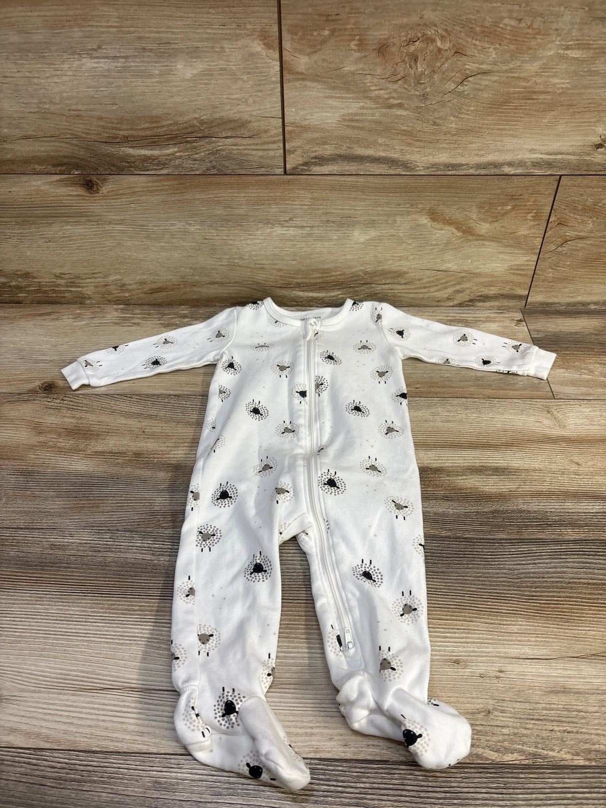 Petit Lem Sheep Sleeper White sz 9m