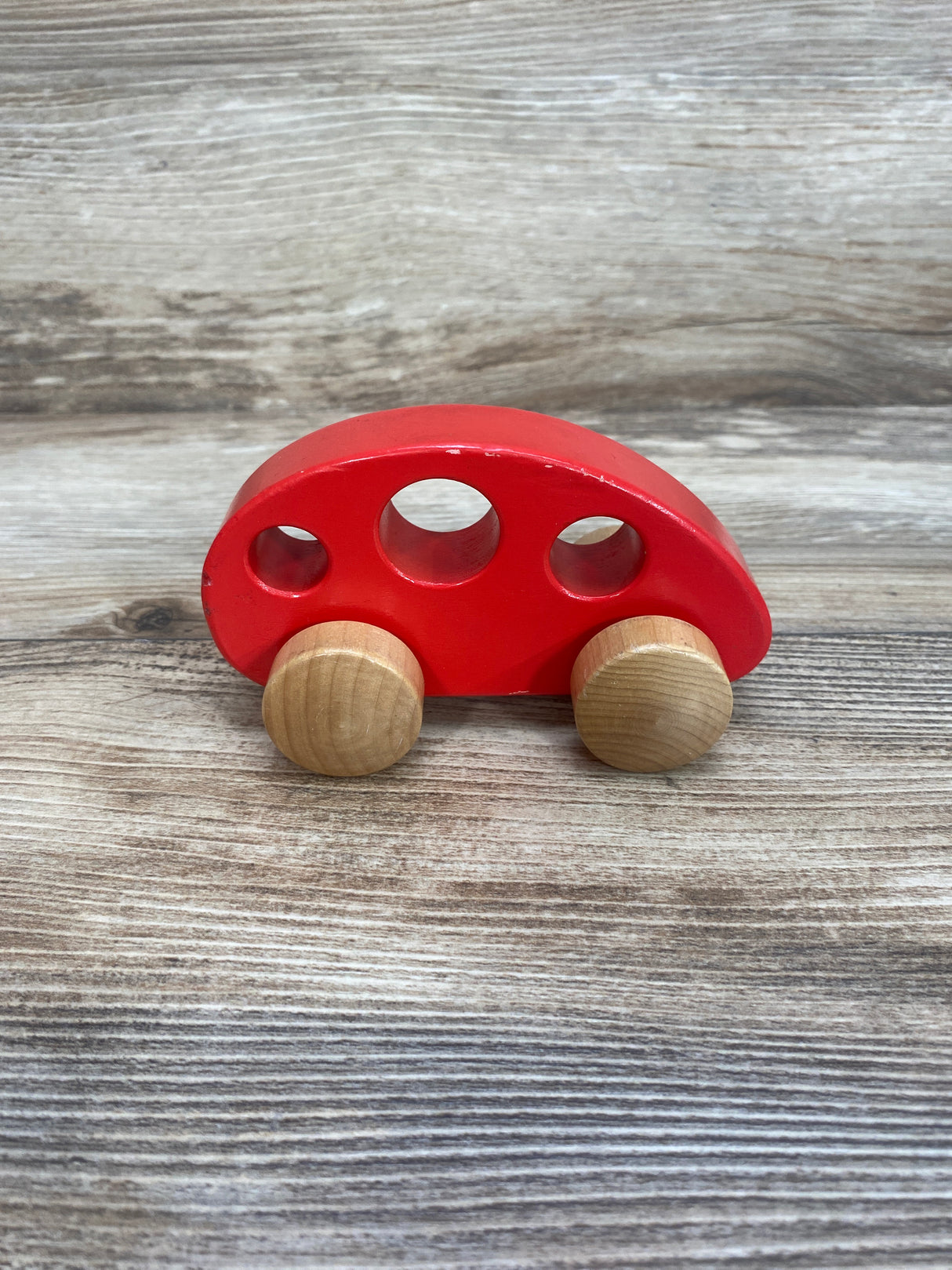 Hape Wooden Mini Van Red