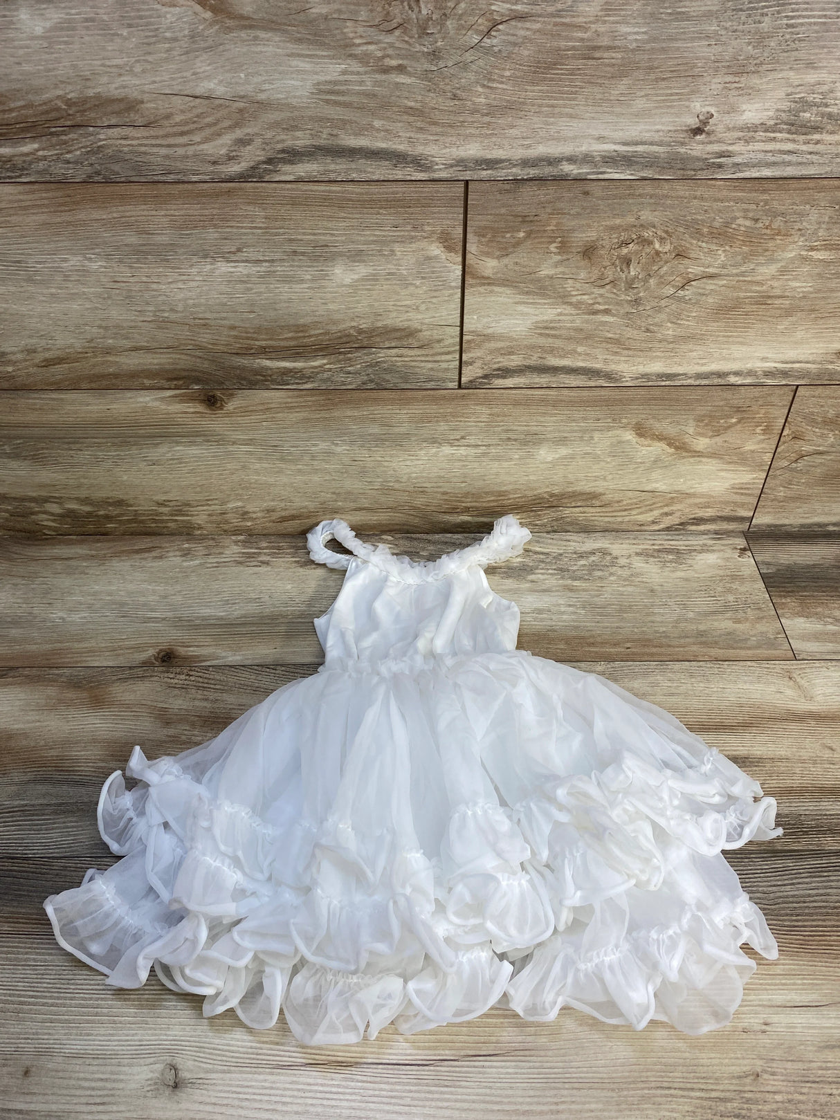 Dolly Tulle Ruffled Dress White sz 4T-6