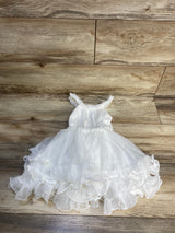 Dolly Tulle Ruffled Dress White sz 4T-6