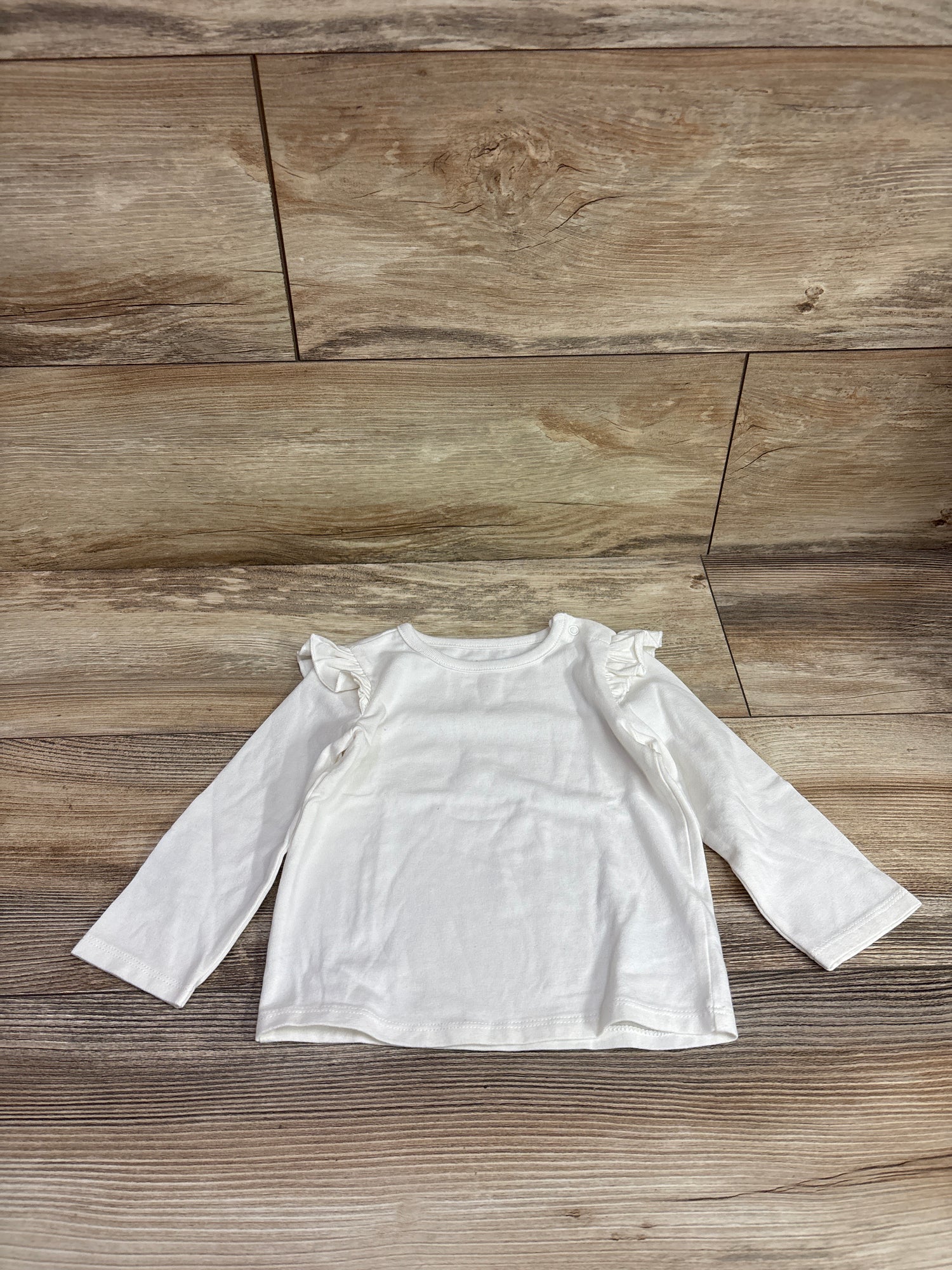 Cat Jack Long Sleeve Shirt White sz 12m