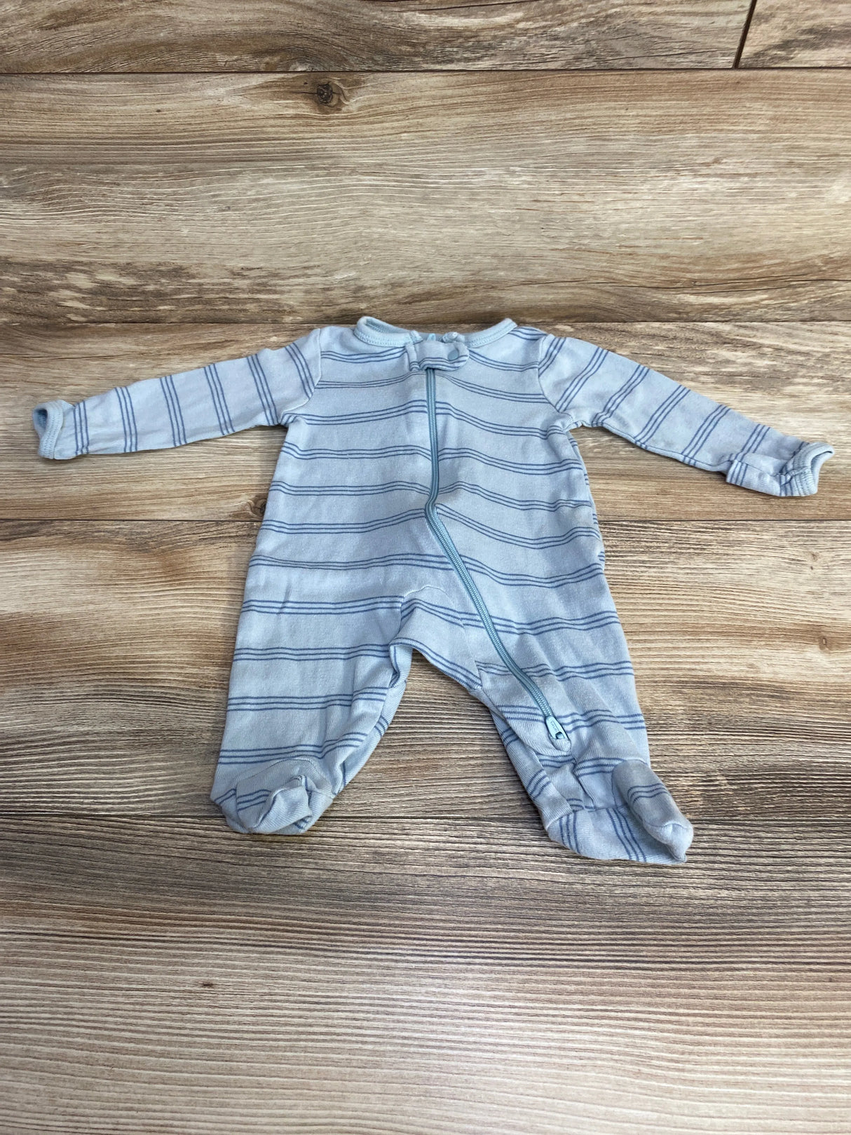 Just One You Striped Sleeper Blue sz Newborn