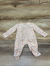 Carter's Floral Sleeper White sz Newborn