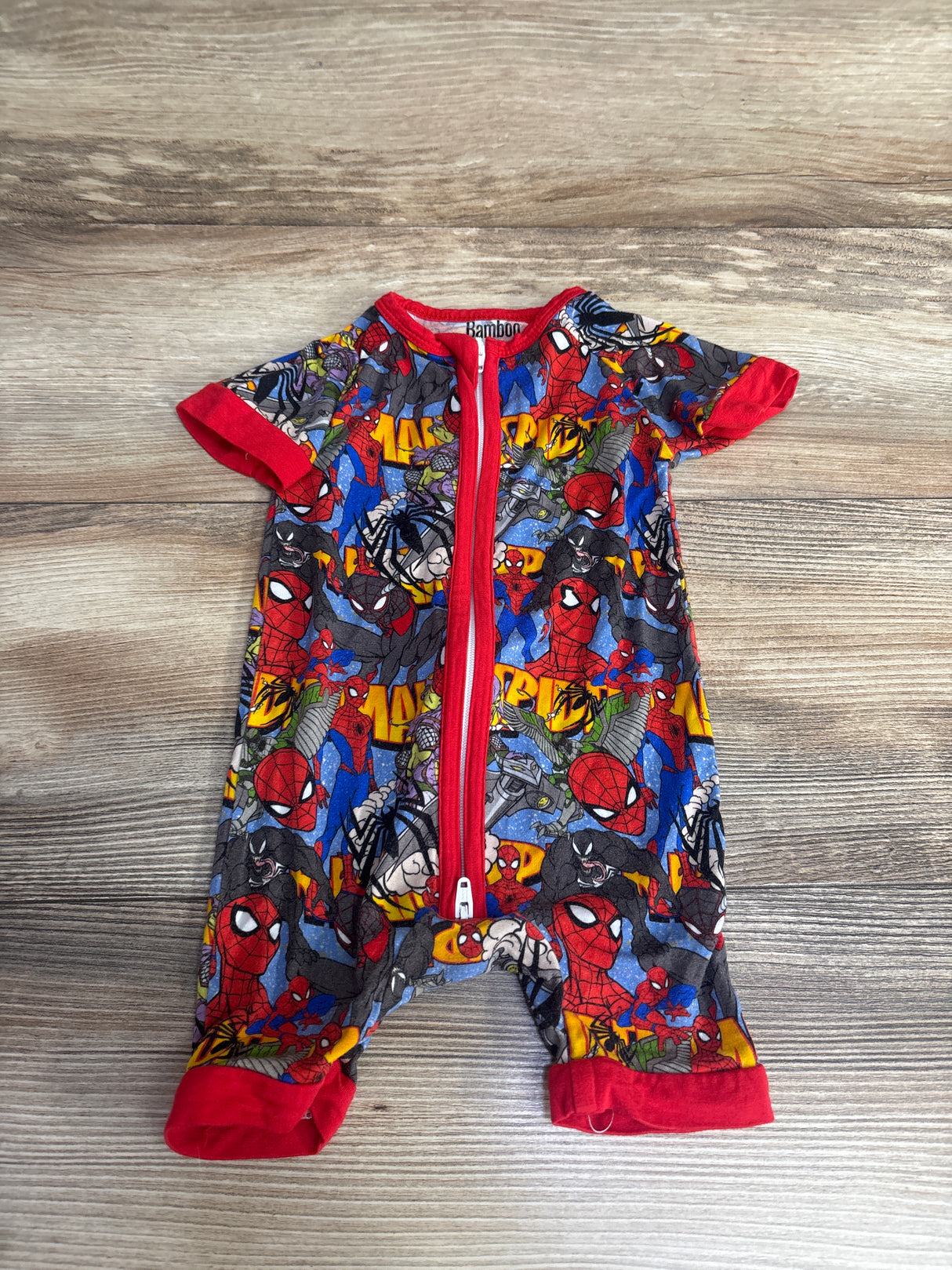 Bamboo 4 You Spidey Sense Bamboo Shortie sz 3-6m