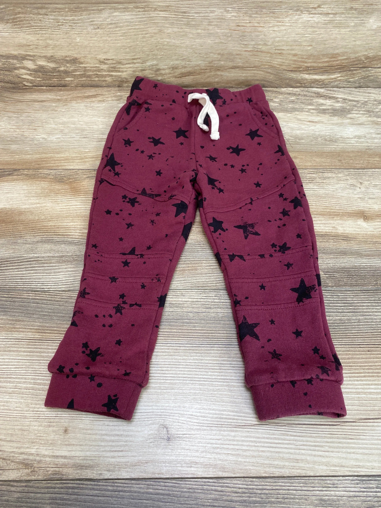 Art Class Star Print Joggers Maroon sz 2T