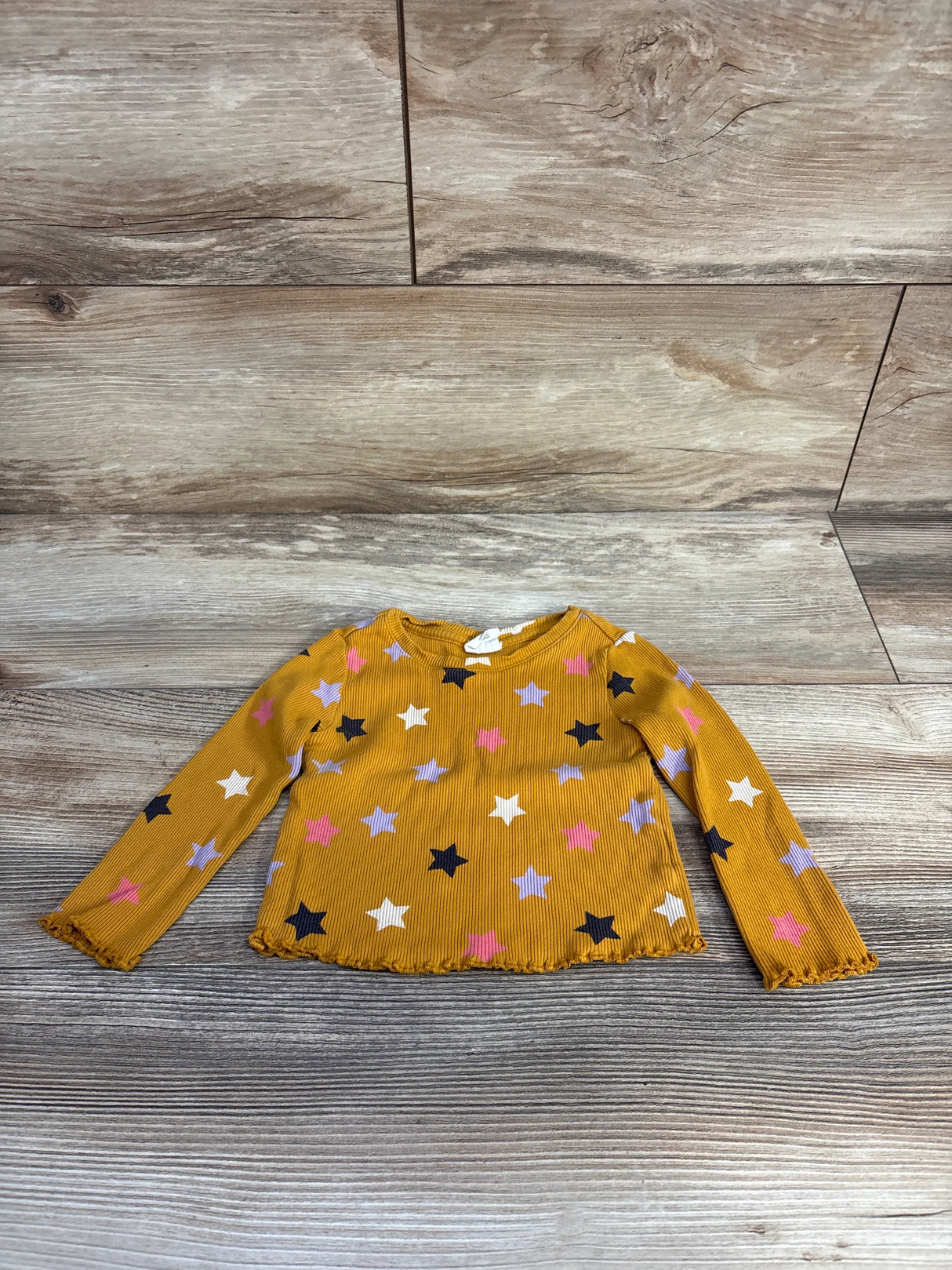 Baby Gap Ribbed Star Shirt Goldsz 12-18m